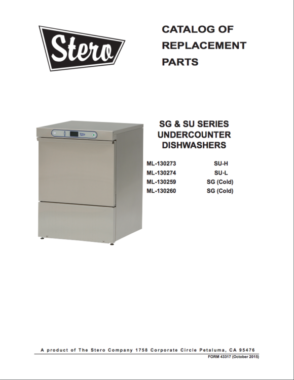 product manuals stero